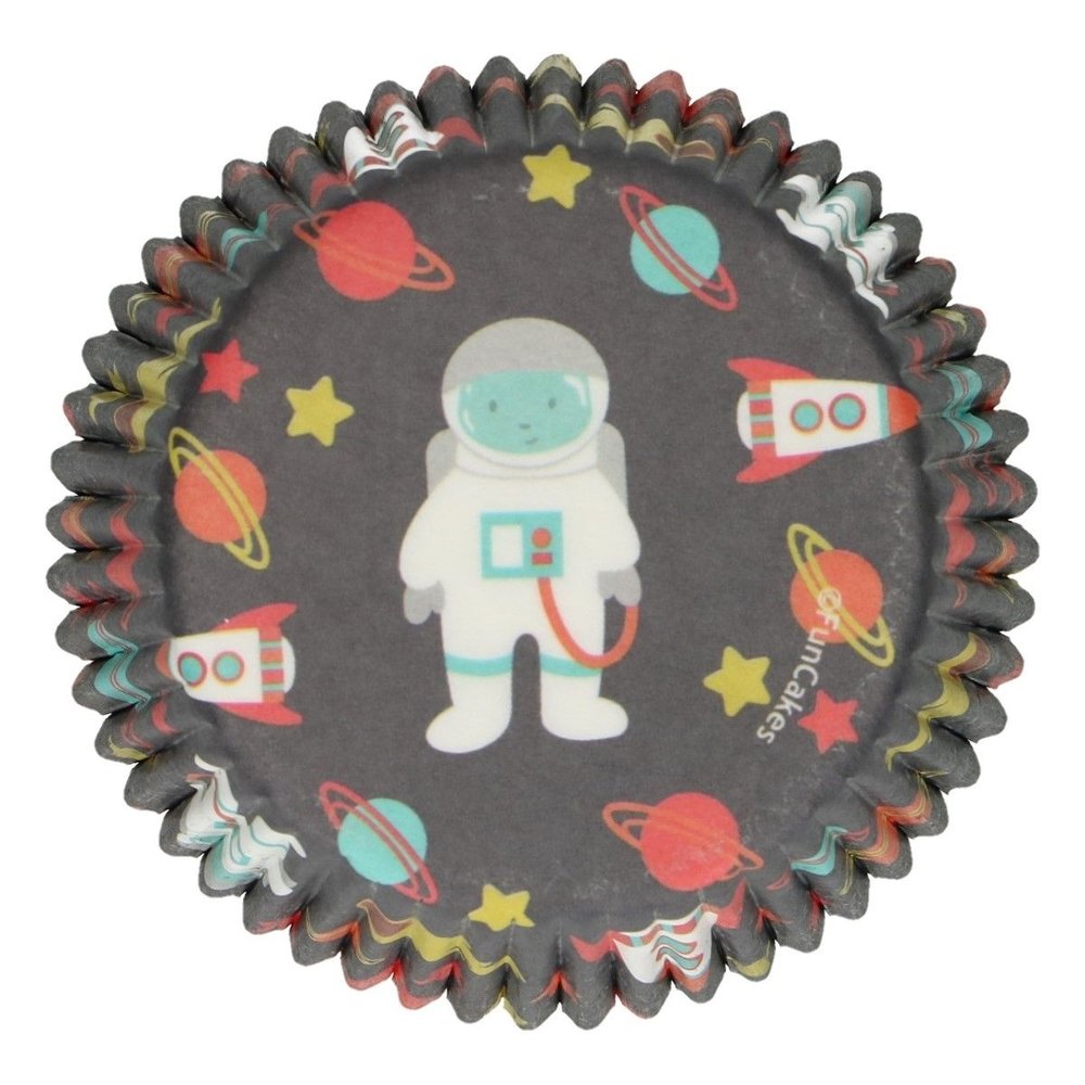 Baking cups Space | 48 stuks Baking cups Space | 48 stuks