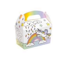LG Imports Unicorn Favour Boxes 12x12,5x6cm | 12 pieces LG Imports Unicorn Favour Boxes 12x12,5x6cm | 12 pieces