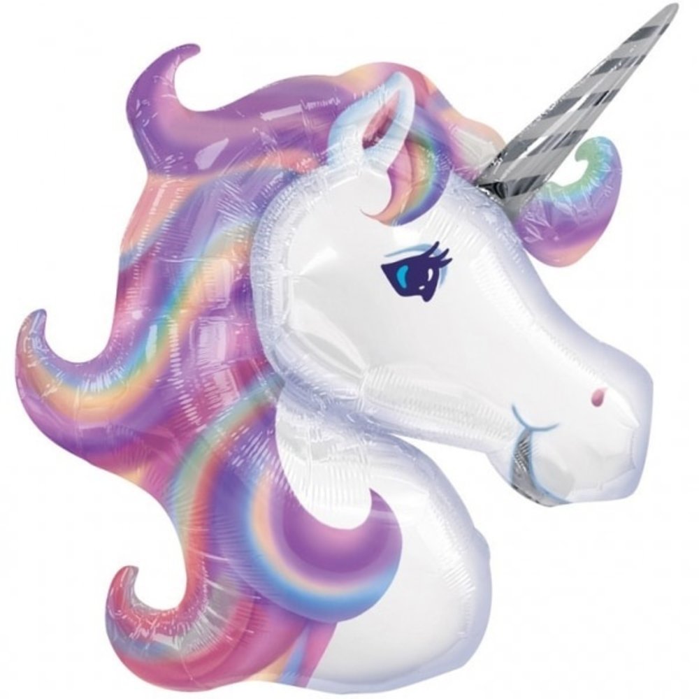 Anagram Unicorn SuperShape Balloon 73x83cm | per Unit