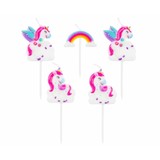 Godan Unicorn Cake Picks | 5 pieces