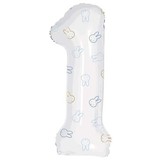 Figure Ballon 1 an Miffy Bleu | 106cm Figure Ballon 1 an Miffy Bleu | 106cm