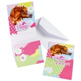 Invitations Charming Horses Horses | 6 pieces