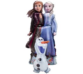 Amscan Frozen ballon airwalker Elsa, Anna en Olaf | 147cm