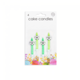 Globos Nordic Bougies de football 6cm | 4 pièces