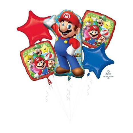 Anagram Helium Ballonnen Boeket Super Mario Nintendo