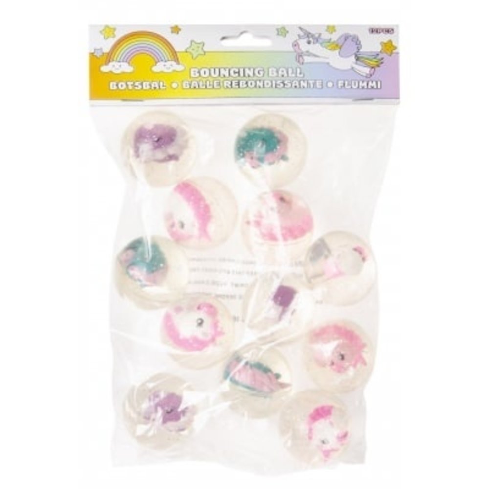 LG Imports Unicorn Bouncing Balls XL 45mm | 12 pieces LG Imports Unicorn Bouncing Balls XL 45mm | 12 pieces
