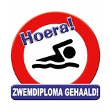 Doorboard swimming diploma obtained