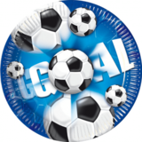 Fußballzeichen Tor Blue 23cm | 10 Stück Fußballzeichen Tor Blue 23cm | 10 Stück