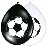 Folat Voetbal Ballonnen 30cm | 8 stuks