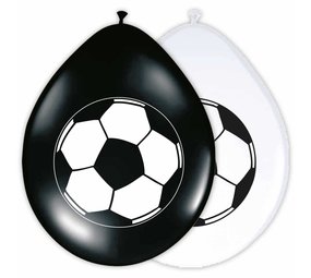 Folat Voetbal Ballonnen 30cm | 8 stuks