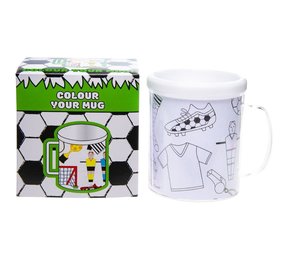 LG Imports Kleur je eigen Voetbal Beker 250ml | per stuk LG Imports Kleur je eigen Voetbal Beker 250ml | per stuk