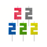 Tuf-Tuf LEGO number 2 cake candles 5.5 cm | per Unit
