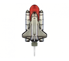 Space Shuttle Candle 8x5cm | 1 Stück