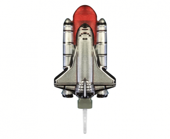 Space Shuttle candle 8x5cm | 1 piece