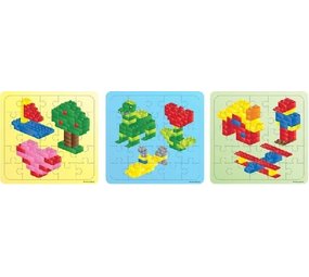 Henbrandt Lego Puzzel 13x12cm | per stuk Henbrandt Lego Puzzel 13x12cm | per stuk
