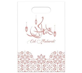Sacs de distribution Ramadan Eid Moubarak Rose Gold | 6 morceaux Sacs de distribution Ramadan Eid Moubarak Rose Gold | 6 morceaux