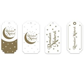 Ramadan Gift labels Mubarak | 8 pieces Ramadan Gift labels Mubarak | 8 pieces