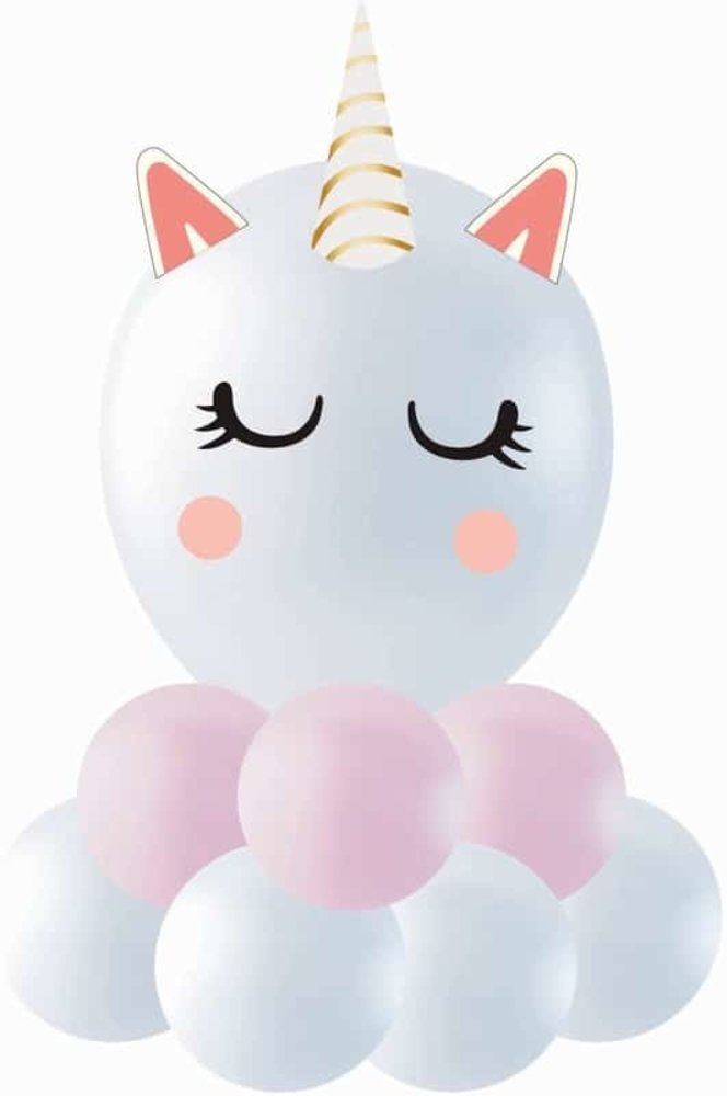 Unicorn Table Decoration of Balloons | per Unit
