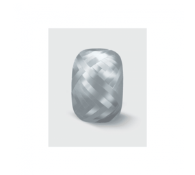 Globos Nordic Rolletje zilver lint | 20 meter x 5mm