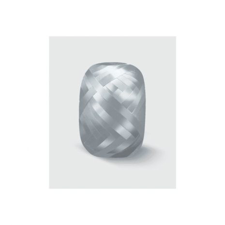 Globos Nordic Roll silver ribbon | 20 meters x 5mm Globos Nordic Roll silver ribbon | 20 meters x 5mm