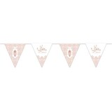Vlaggenlijn papier Eid Mubarak Rose Goud | 4,5 meter Vlaggenlijn papier Eid Mubarak Rose Goud | 4,5 meter