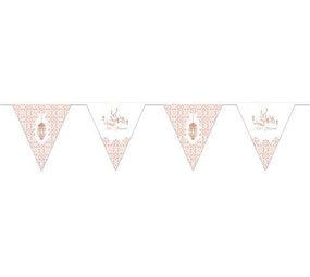 Drapeau Ligne Papier Eid Mubarak Rose Gold | 4,5 mètres Drapeau Ligne Papier Eid Mubarak Rose Gold | 4,5 mètres