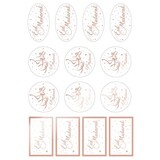 Geschenketiketten Eid Mubarak Rose Gold | 14 Stücke