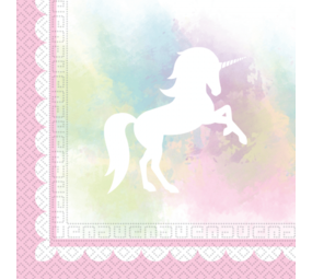 Napkins Believe in Unicorns 33x33cm | 20 pieces