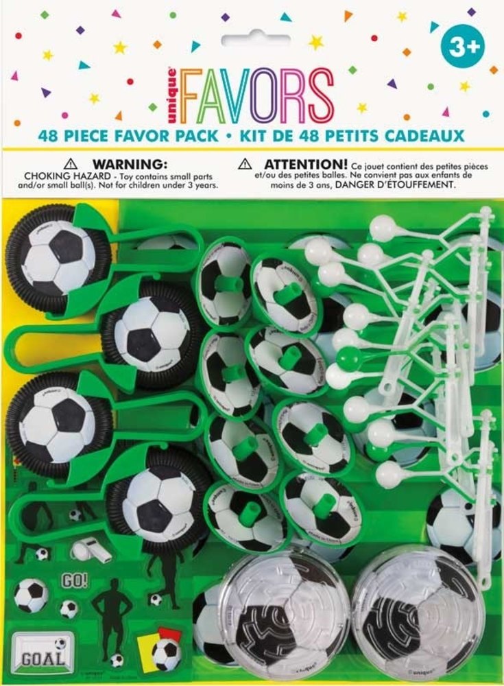 Unique Party Jouets de football | 48 pièces