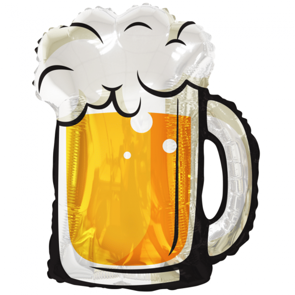 Verre de bière Supershape Ballon d'hélium | 92cm