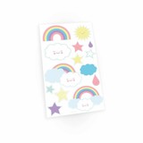 Amscan Tatouages Rainbow & Cloud | 14 pièces par feuille Amscan Tatouages Rainbow & Cloud | 14 pièces par feuille