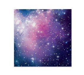 Pouvoir Galaxy Space Party 33x33cm | 16 pièces