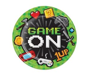 Creative Converting Borden Game Party 23cm | 8 stuks Creative Converting Borden Game Party 23cm | 8 stuks