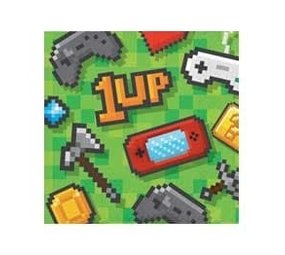 Creative Converting Servetten Game Party 25x25cm | 16 stuks