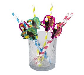 Papiers Hawaii Toucan 20cm | 6 morceaux Papiers Hawaii Toucan 20cm | 6 morceaux