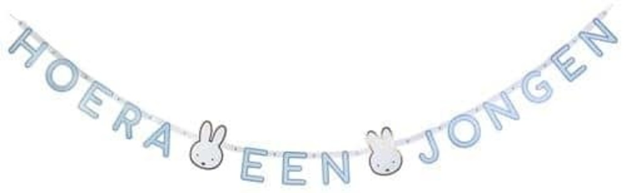 Letter garland Nijntje Hooray a boy Letter garland Nijntje Hooray a boy