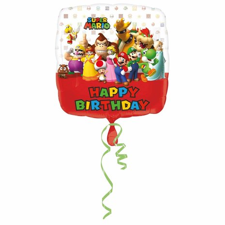 Helium Balloon Team Super Mario | 43cm