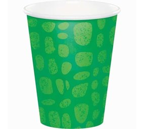 Creative Converting Cups Alligator Crocodiles 256ml | 8 pieces Creative Converting Cups Alligator Crocodiles 256ml | 8 pieces