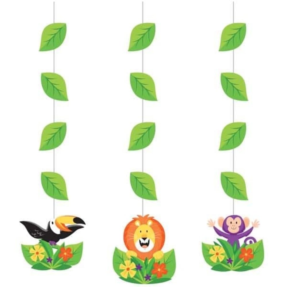 Creative Converting Hang decoration Jungle Safari - 3 pieces Creative Converting Hang decoration Jungle Safari - 3 pieces