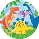 Creative Converting Dinosaurus Freunde Borden 23cm | 8 Stücke