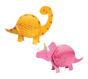Creative Converting Dinosaurus figuren tafeldecoratie | 2-delig Creative Converting Dinosaurus figuren tafeldecoratie | 2-delig
