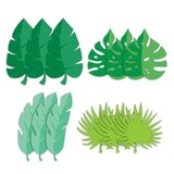 Figurines de la feuille de palme recessis 18x20cm | 12 pièces