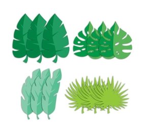 Palm Blad figuren uitsparingen 18x20cm | 12 stuks