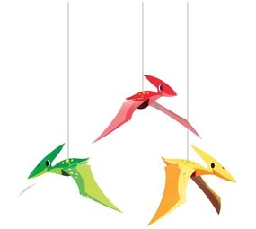 Creative Converting Figurines de dinosaures suspendues Décoration 44x25x9cm | 3 partie Creative Converting Figurines de dinosaures suspendues Décoration 44x25x9cm | 3 partie