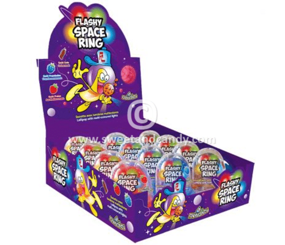 Auffälliges Space Ring Lolly | pro Einheit Auffälliges Space Ring Lolly | pro Einheit