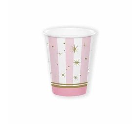 Bekers twinkle toes Ballet 265ml | 8 stuks