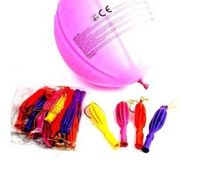 Bounce ballon gekleurd | per 50 stuks
