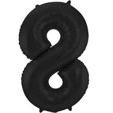 Folat FILLE BALLON FIGURE 8 MATTE NOIR METALLIQUE | 86cm Folat FILLE BALLON FIGURE 8 MATTE NOIR METALLIQUE | 86cm