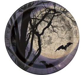 Platte gruselige Nacht 18cm | 8 Stücke Platte gruselige Nacht 18cm | 8 Stücke