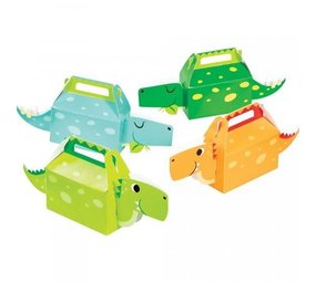 Creative Converting Boîtes de division 3-D de dinosaures 6.4x13x32cm | 4 pièces Creative Converting Boîtes de division 3-D de dinosaures 6.4x13x32cm | 4 pièces